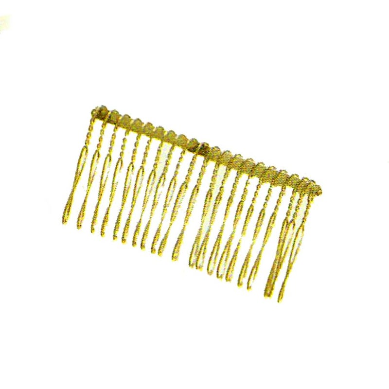  ヘアコーム/ヘアーコーム・7.5cm巾 ゴールド