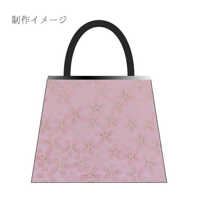 金襴生地(金らん) 楚々桜(さくら色) 10cm単位 切り売り