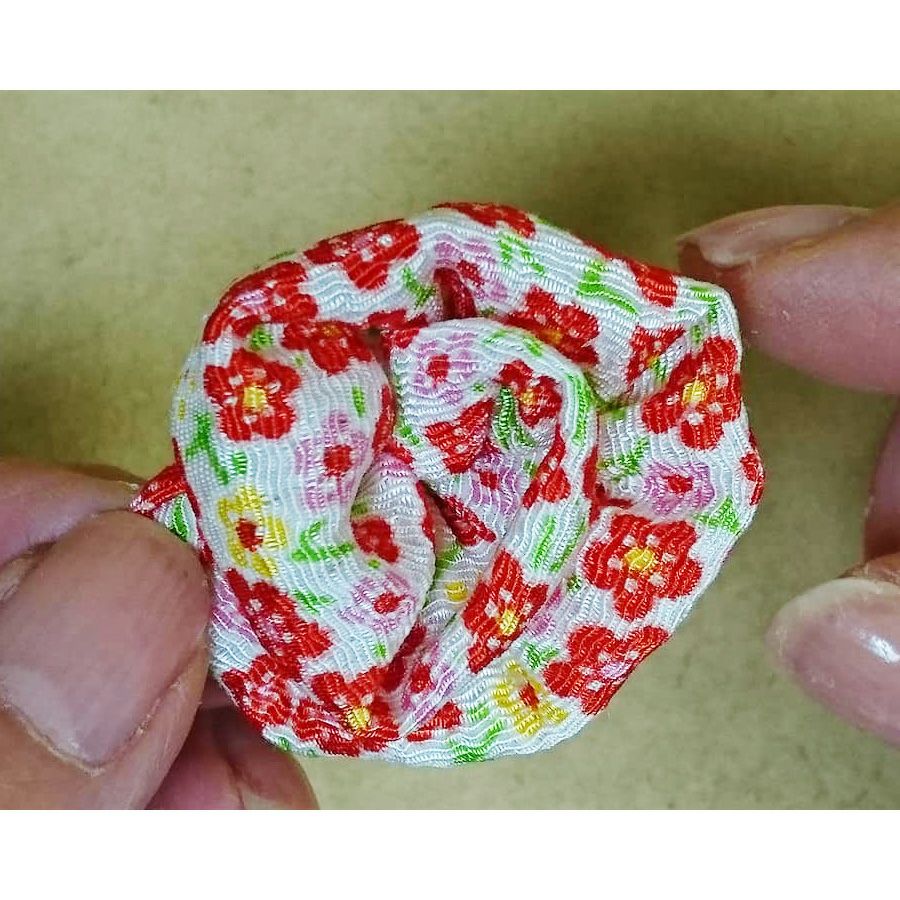 つるし飾り制作キット・花折々の七連つるし飾り ちりめん細工下げもん