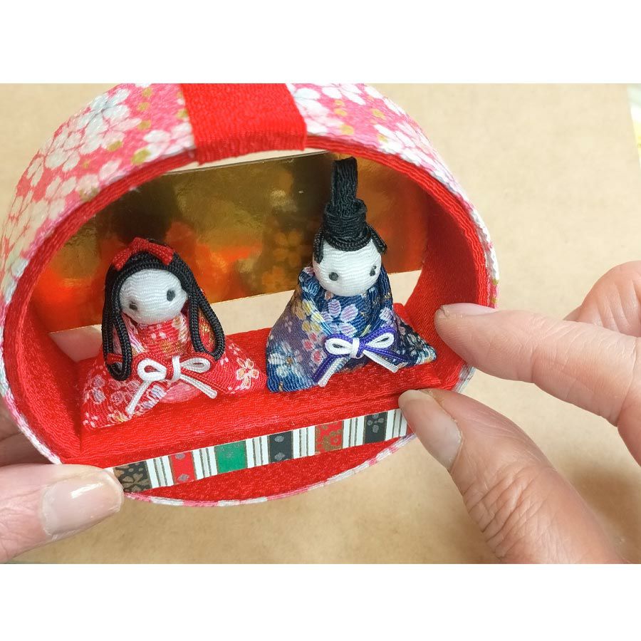 雛人形手作りキット 和のしつらい ひな祭り |生地 和柄/和布/ちりめん