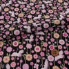 和柄コットン生地 鶴のつるし飾り(黒) 10cm単位 切り売り
