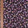 和柄コットン生地 鶴のつるし飾り(黒) 10cm単位 切り売り