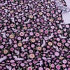 和柄コットン生地 鶴のつるし飾り(黒) 10cm単位 切り売り