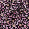 和柄コットン生地 鶴のつるし飾り(黒) 10cm単位 切り売り