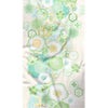 着物用洗える生地 梅花に手まりと糸巻き(淡緑) 1反売り(約12m)