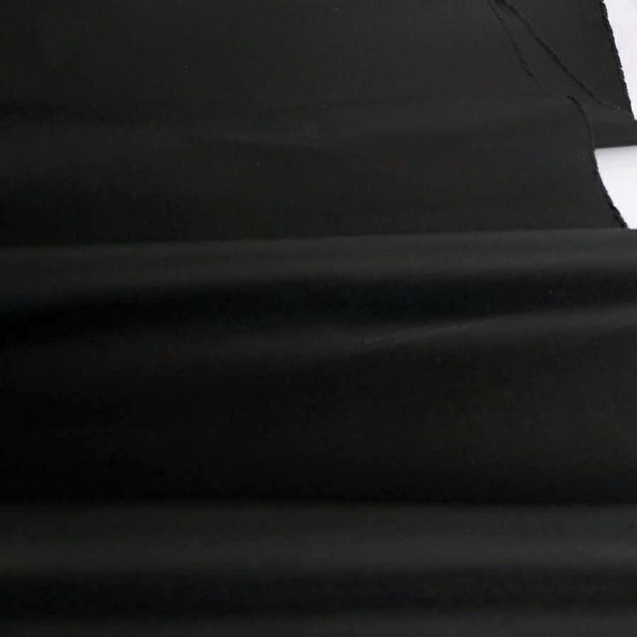 コットン生地 エイティスクエア無地 (黒) シルケット加工 10cm単位 切り売り