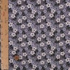  ちりめん生地 つる花(モノトーン)