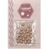 樹脂半円パール 直径6mm・約25個入(アンティークゴールド)