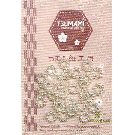 座金 Cタイプ 直径13mm 10個入(ピンクゴールド) |生地 和柄/和布