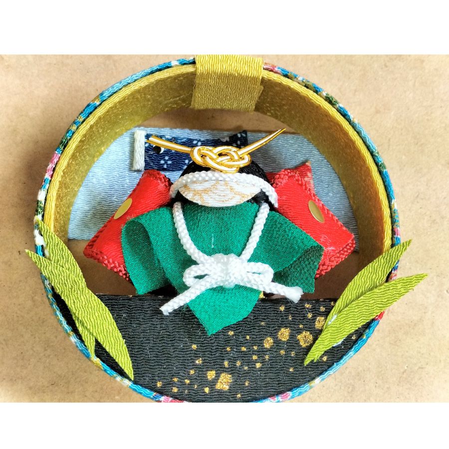 こどもの日手作りキット 和のしつらい 端午の兜飾り |生地 和柄/和布