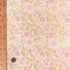 金襴生地(金らん) 金のかごめに桜づくし(クリームイエロー)