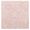 刺し子キット 花ふきん 水辺の桜(渋ピンク) オリムパス製絲刺子布巾 桜柄 図案プリント済みで簡単スタート?