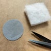 ちりめん手芸キット ほほえみ地蔵のチャーム・2個セット やさしい笑顔で見守ってくれる可愛いお地蔵さんをお守りに