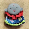 ちりめん手芸キット ほほえみ地蔵のチャーム・2個セット やさしい笑顔で見守ってくれる可愛いお地蔵さんをお守りに