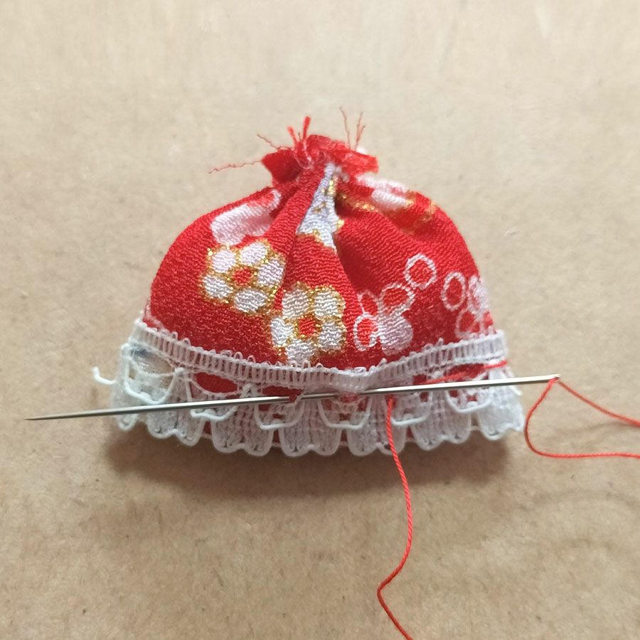 ちりめん手芸キット おめかしうさぎのチャーム・2個セット |生地 和柄