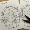 押絵キット カーネーションの花籠 母の日プレゼントハンドメイド ちりめん押し絵 花の和風アート