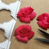 押絵キット カーネーションの花籠 母の日プレゼントハンドメイド ちりめん押し絵 花の和風アート