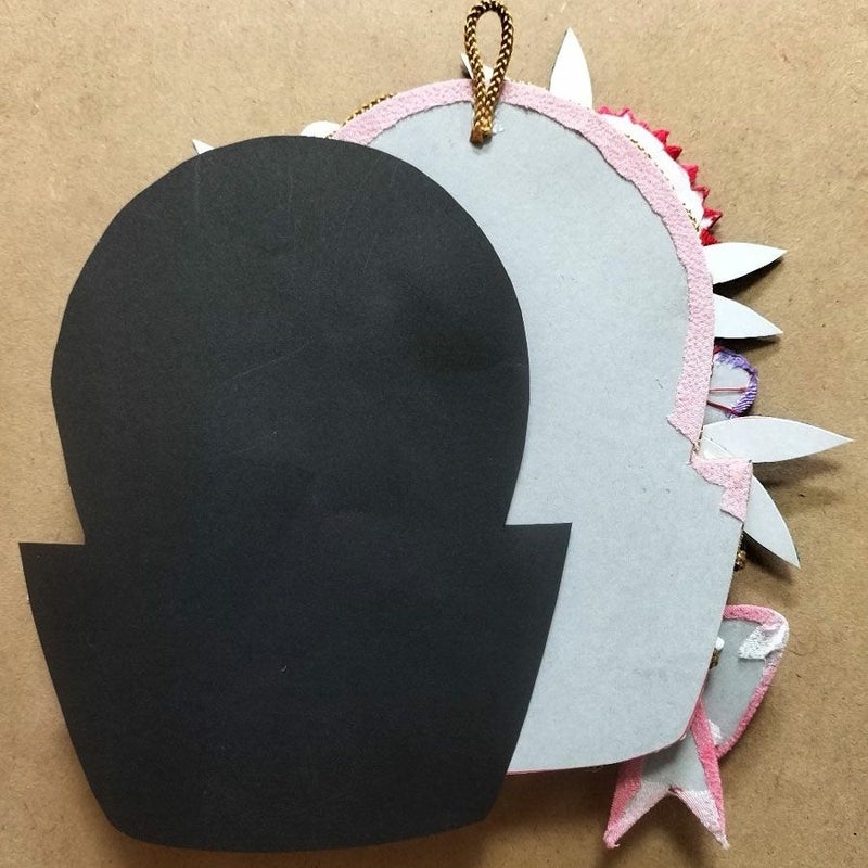 押絵キット カーネーションの花籠 母の日プレゼントハンドメイド ちりめん押し絵 花の和風アート