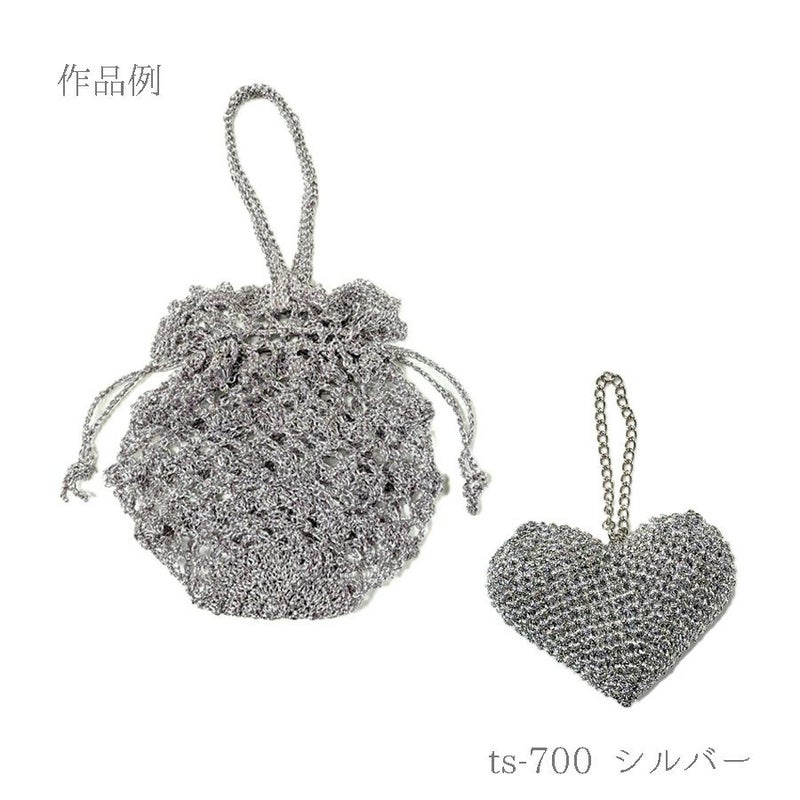 メタリックフリーラメコード(ゴールド) 約40g(約160m) 韓国で大人気 上品なラメ感と軽やかな風合いが魅力で編みやすい