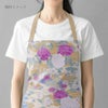 和柄コットン生地 琳派風の四季花(紫) 10cm単位 切り売り 和風花柄シーチング 四季富花 和風内装クロスやインテリアにも