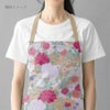 和柄コットン生地 琳派風の四季花(紅色) 10cm単位 切り売り 和風花柄生地 四季富花 和風内装クロスやパーティションに