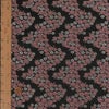 金襴生地(金らん) 椿波(黒/ピンク) 10cm単位 切り売り 京都西陣織物 モダンなつばき柄きんらん 和柄布 和風 帯や小物に