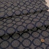 金襴生地(金らん) 稜華文(濃紺) 10cm単位 切り売り 正倉院文様 りょうかもんにしき 唐花文 上品なレース柄きんらん