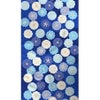 着物用洗える生地 菊梅並べ(青系) 1反売り(約12m) 七五三晴れ着生地 子ども着物反物 女の子可愛い和柄布 花柄紺色