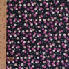 ポリジャガードちりめん生地 可憐な小桜(濃紺)10cm単位 切り売り ポリエステルチリメンジャカード和調プリント 巾着・和小物に