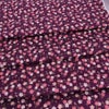 ポリジャガードちりめん生地 可憐な小桜(深紫)10cm単位 切り売り ポリエステルチリメンジャカード 洗える縮緬 衣類や小物作りに