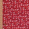 ポリジャガードちりめん生地 可憐な小桜(赤)10cm単位 切り売り チリメンジャカード 和小物・巾着・ポーチに華やかな小花模様