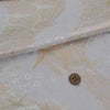 金襴生地(金らん) 吉祥流水に鶴(白銀) 10cm単位 切り売り 吉祥文様の鶴と桜柄上品な西陣織物 慶事の小物やテーブル回りに
