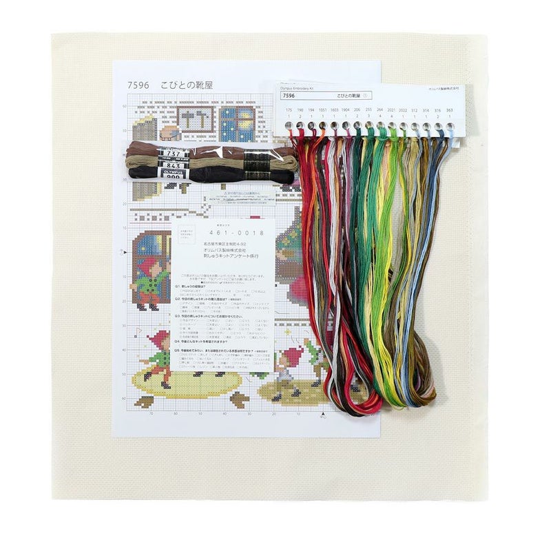 クロスステッチキット Nostalgic Story こびとの靴屋 ノスタルジックストーリー刺しゅうキット 小人の靴屋 童話の世界