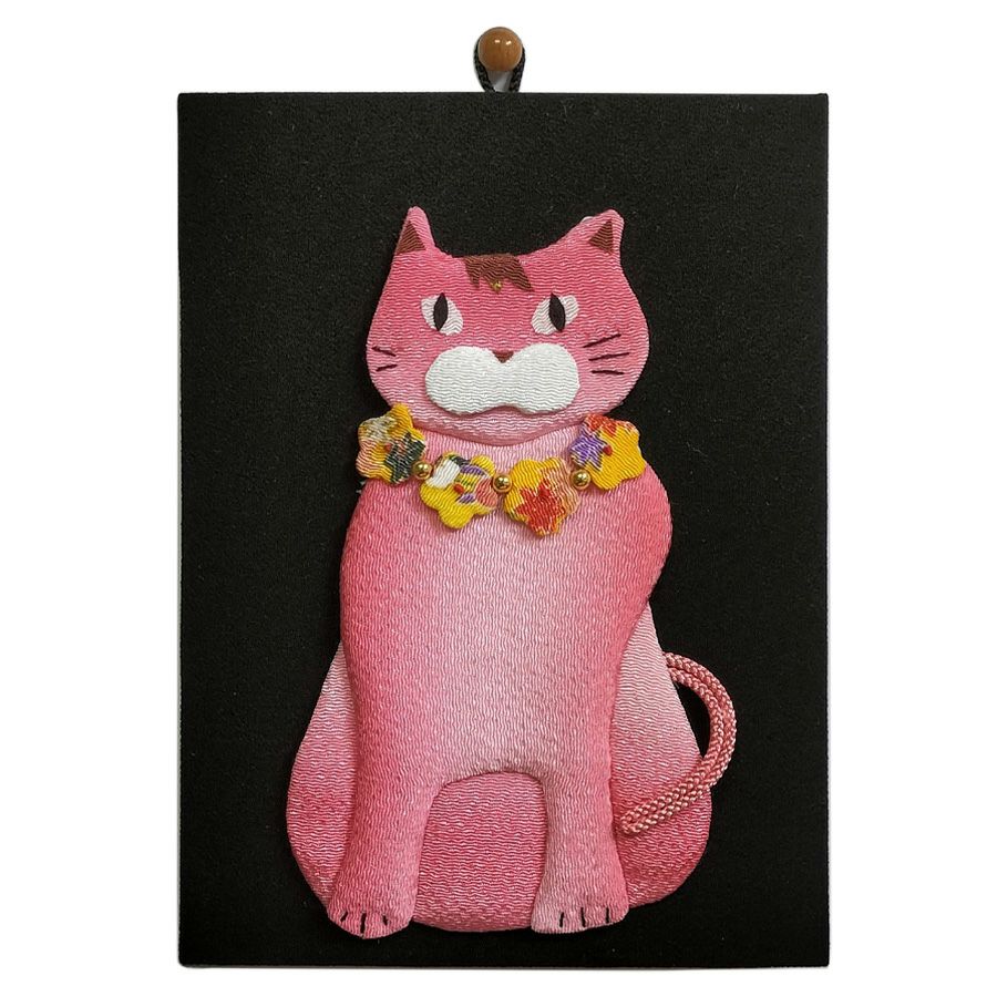 ピンクの猫です。 Amazon.co.jp: ご縁猫 ジュエリーキャット(S-SIZE ピンク Pink）左手
