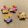 手芸キット 愛しの猫たち 押絵の壁掛け・首輪ピンク猫 いとしのねこモチーフミニタペストリー手作りキット 初心者向き