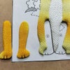 手芸キット 愛しの猫たち 押絵の壁掛け・花束トラ猫 ねこミニタペストリー手作りクラフトキット 縮緬押し絵初心者