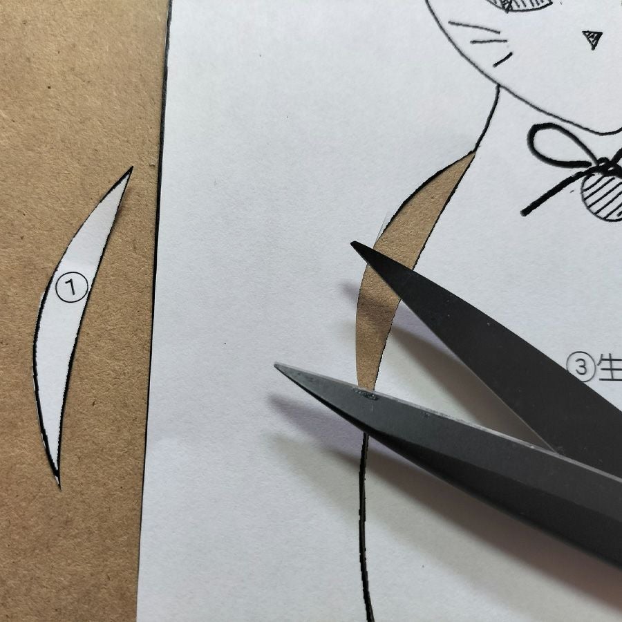 手芸キット 愛しの猫たち 押絵の壁掛け・おすまし白猫 ねこモチーフミニタペストリー手作りキット ちりめん押し絵簡単