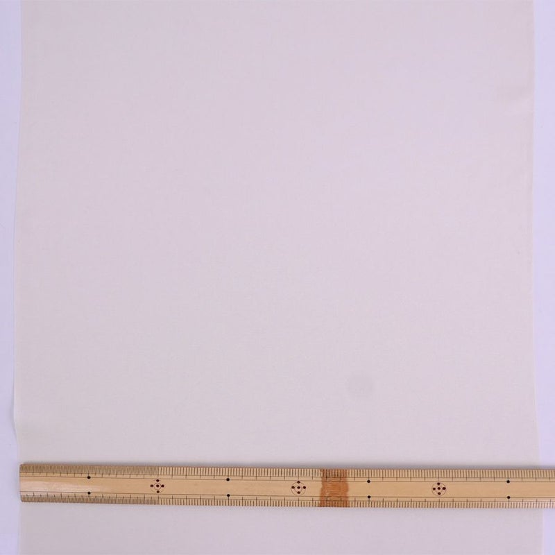 正絹パレスちりめん 無地(象牙色) 10cm単位 切り売り 精華パレスチリメン 縮緬生地 シルク100％ 手芸用 着物八掛生地