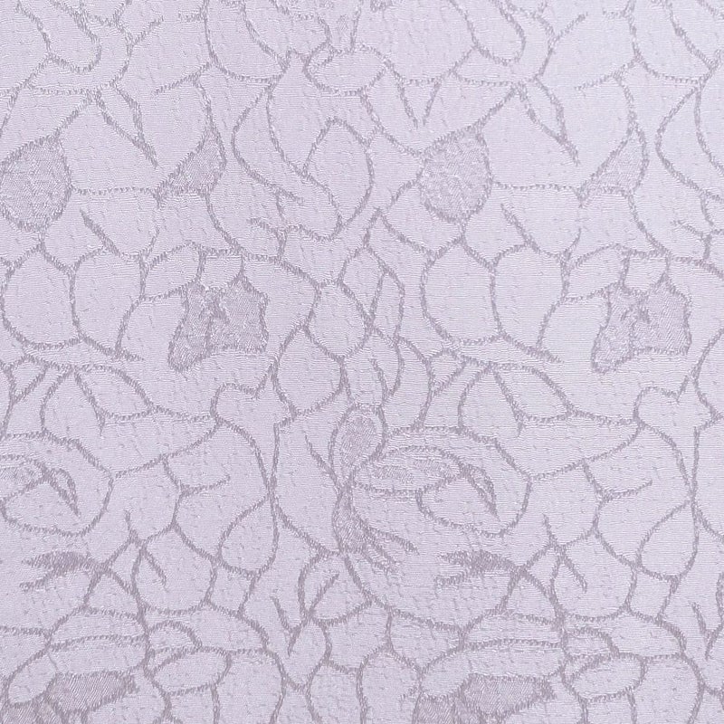 ポリエステルちりめんジャガード・バラ模様(白) ポリチリメンジャカード 縮緬ジャガード 衣装生地 薔薇ばら柄