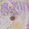 和柄コットン生地 藤の花(アイボリーベージュ) 10cm単位 切り売り 藤の花文様サザンクロス コットンこばやし和風花柄 大きな花柄