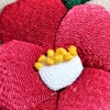 ちりめん手芸キット もてなしの花 12月 ワビスケ(侘助) 縮緬押し絵キット ちりめん布絵キット 椿の花 ツバキクラフト
