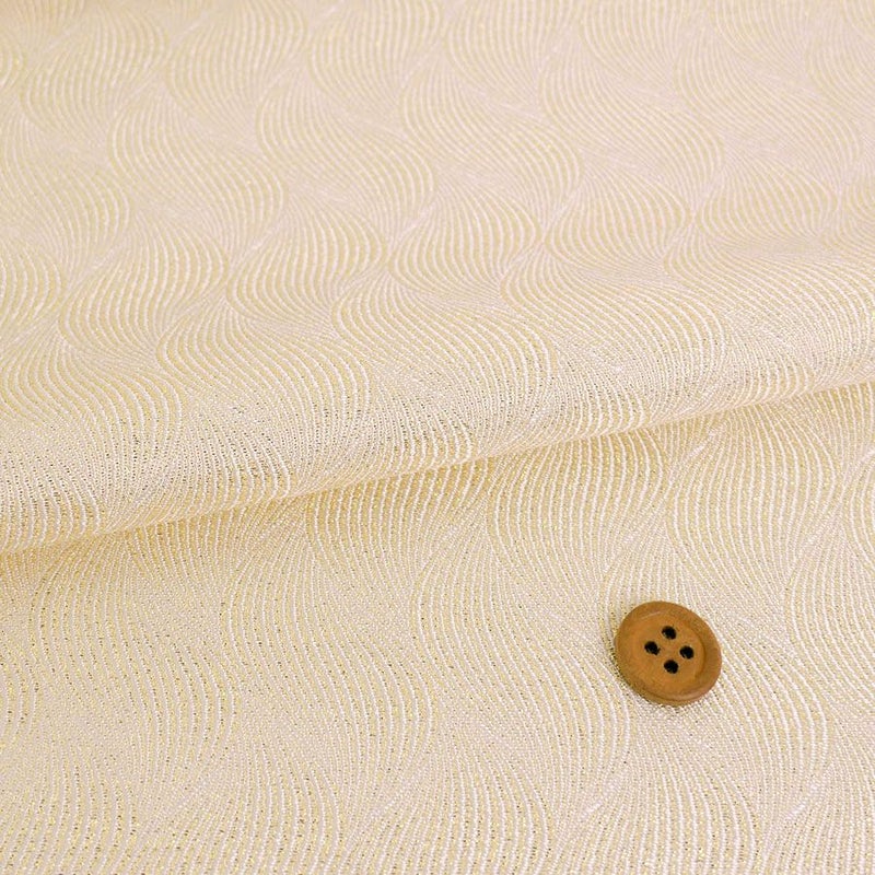 金襴生地(金らん) 干支向き 毛並み柄(金) 10cm単位 切り売り 午年手作り用生地 西陣織きんらん うま押絵生地 馬押し絵 馬年