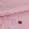 金襴生地(金らん) 辻が花風文様(ピンク) 10cm単位 切り売り 西陣織きんらん織物 花柄かわいい 和小物用生地 和柄 モダン和風