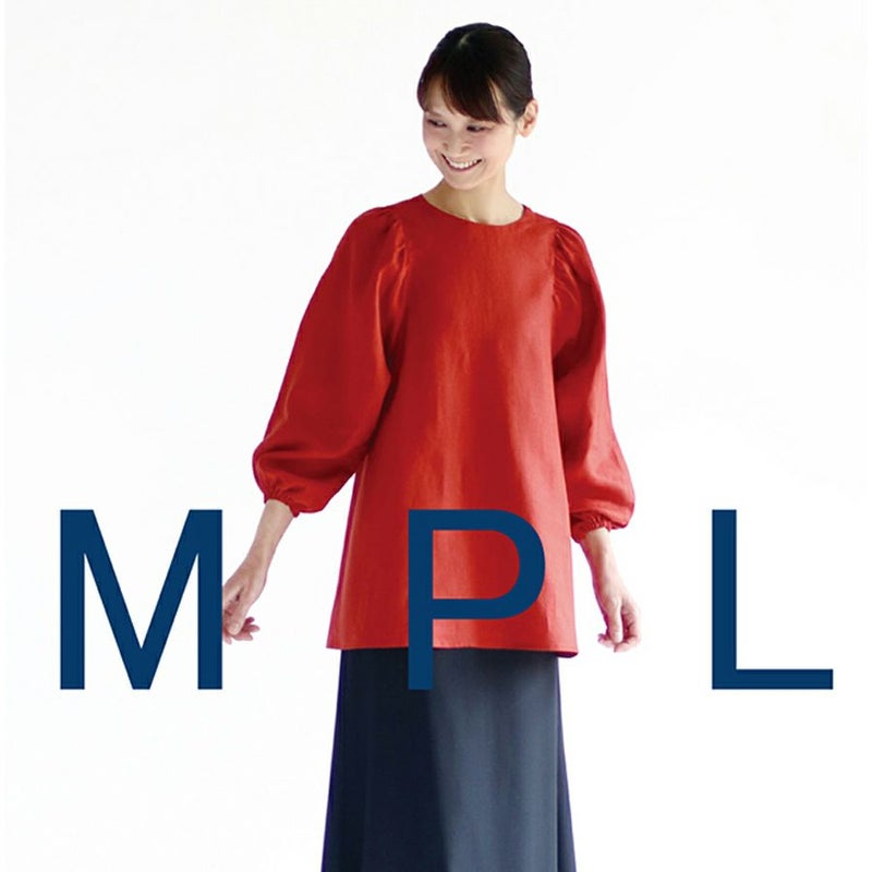 実物大型紙・ギャザースリーブブラウス