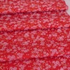 金襴生地(金らん) 桜花の舞(赤) 10cm単位 切り売り
