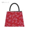 金襴生地(金らん) 桜花の舞(赤) 10cm単位 切り売り