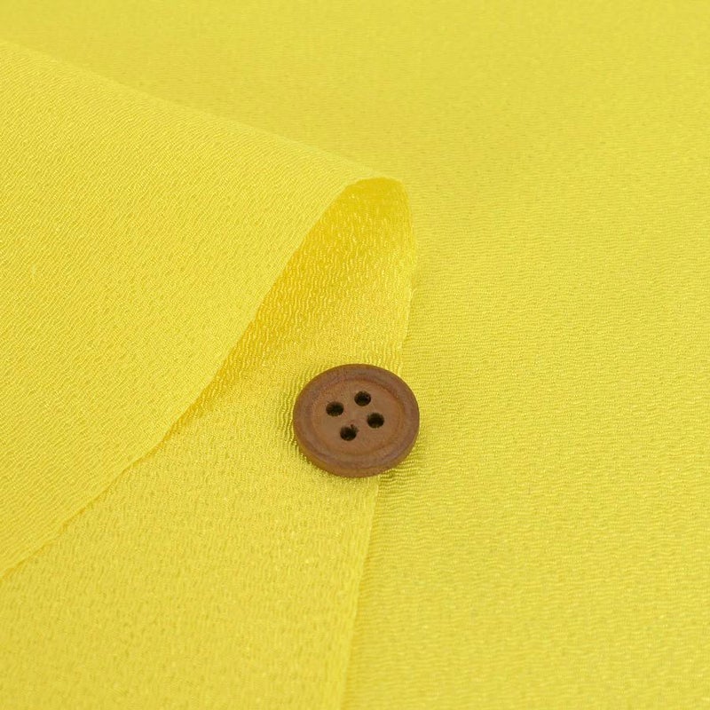  無地ちりめん生地(グレープフルーツ) 10cm単位 切り売り 黄色系