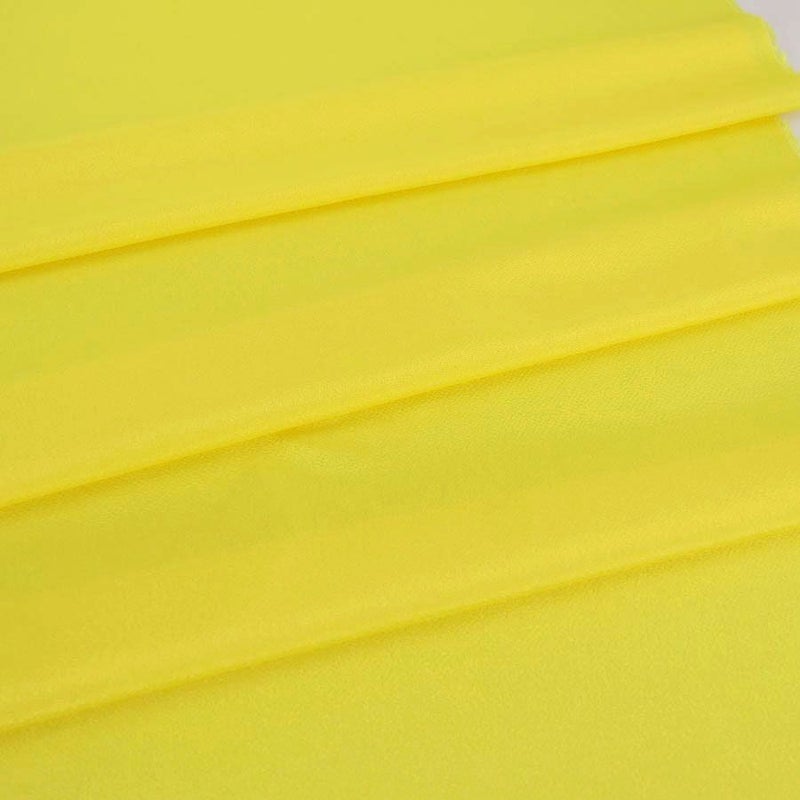  無地ちりめん生地(グレープフルーツ) 10cm単位 切り売り 黄色系