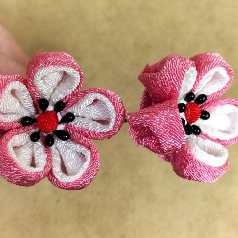ちりめん手芸キット お細工門松 |生地 和柄/和布/ちりめん手芸通販布がたり
