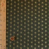 光沢ジャカード 麻の葉(黒) 10cm単位 切り売り